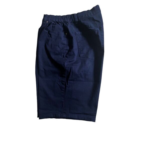 Denim & Company D& Co. navy blue Bermuda shorts size 1X - Picture 3 of 5